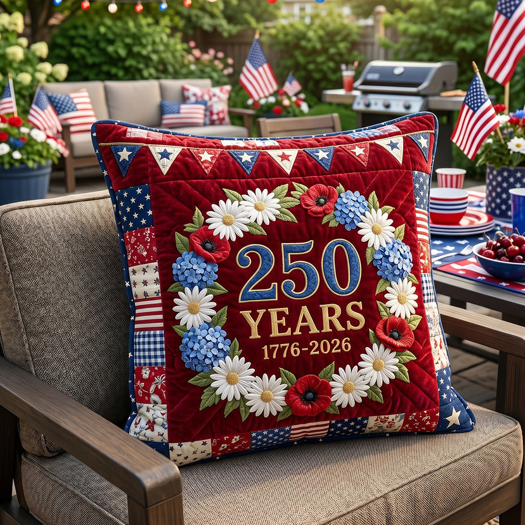250th Anniversary Quilted Pillow Case NCU0PT11325