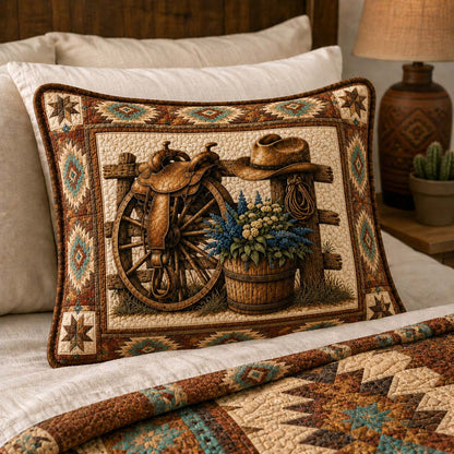 Wagon Trail Quilted Bedding Pillow Case NCU0QD044