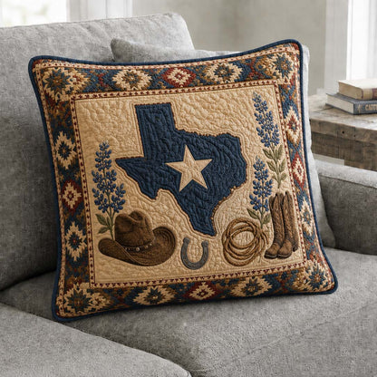 Lone Star Bloom Quilted Pillow Case NCU0QD030
