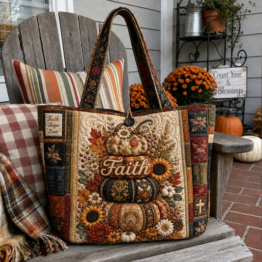 A Season of Faith Quilted Classic Tote Bag TZL0PT0001
