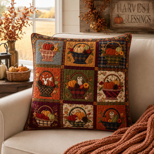Autumn Basket Jubilee Quilted Pillow Case NCU0PT11768