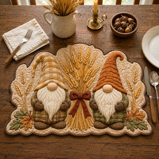 Autumn Blessings Custom Shape Quilted Placemat SN0TD006