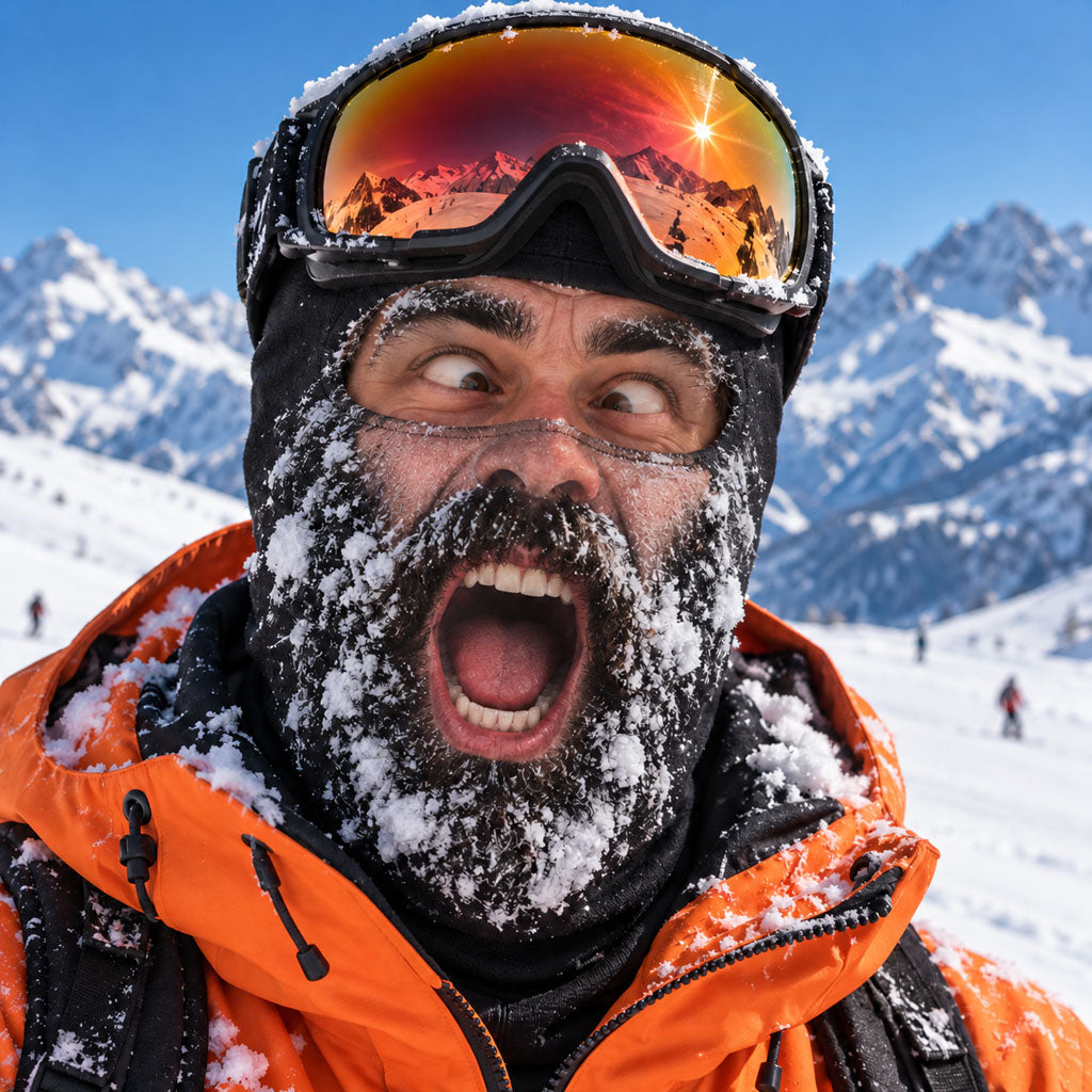 Crazy Faces on the Slopes Funny Ski Mask NCU0TZL10