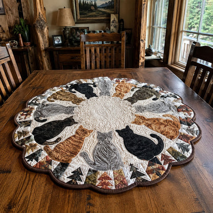 Barnside Whiskers Custom Shape Quilted Table Topper TZL0PT0030