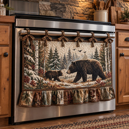 Wildwood Hunting Lodge Quilted Oven Curtain NCU0TZL033