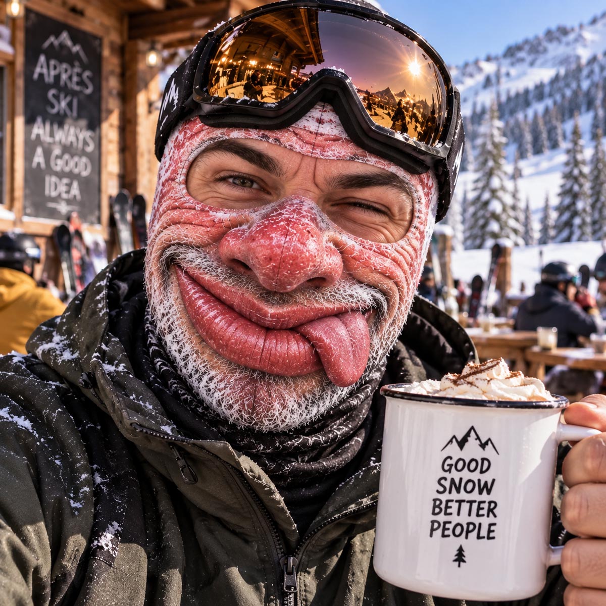 Ski Now Regret Later Funny Ski Mask NCU0TZL06