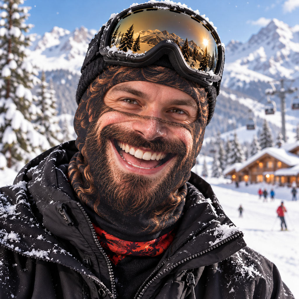 Crazy Faces on the Slopes Funny Ski Mask NCU0TZL10