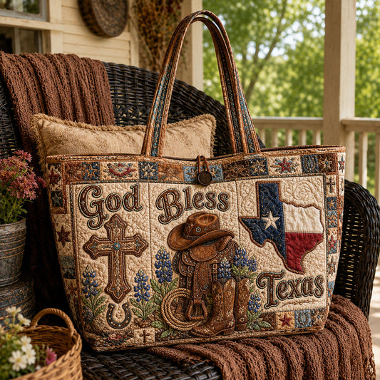 Blessed Texas Soul Quilted Classic Tote Bag TZL0PT0069