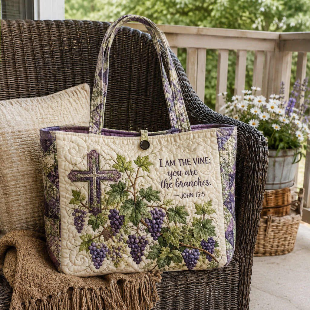 Blessed and Beloved Quilted Classic Tote Bag TZL0PT0043