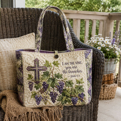 Blessed and Beloved Quilted Classic Tote Bag TZL0PT0043