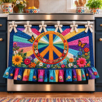 Blue Sunray Peace Oven Curtain TZL0HH0218