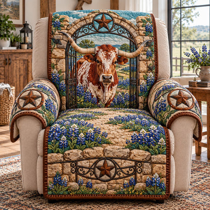 Bluebonnet Gate Quilted Sofa Cover TZL0TD408