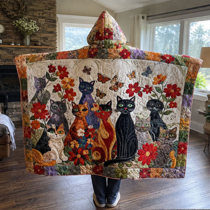 Bohemian Whisker Garden Quilted Hooded Blanket TZL0PT0144