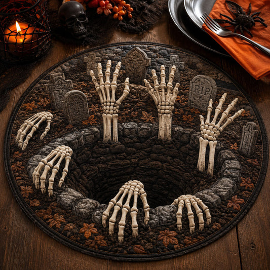 Bone Harvest Custom Shape Quilted Placemat SN0PT322