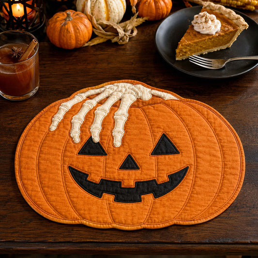 Boo Season Custom Shape Quilted Placemat SN0TD014