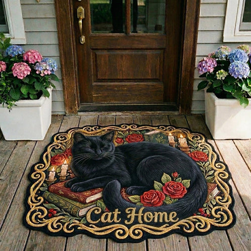 Cat Nest Custom Shape Doormat NCU0DV2094