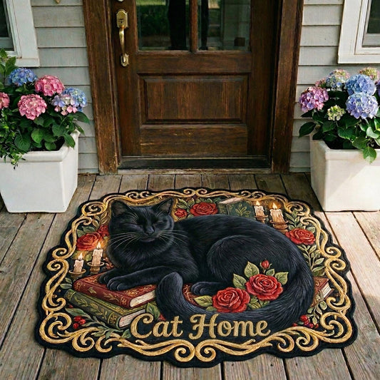 Cat Nest Custom Shape Doormat NCU0DV2094