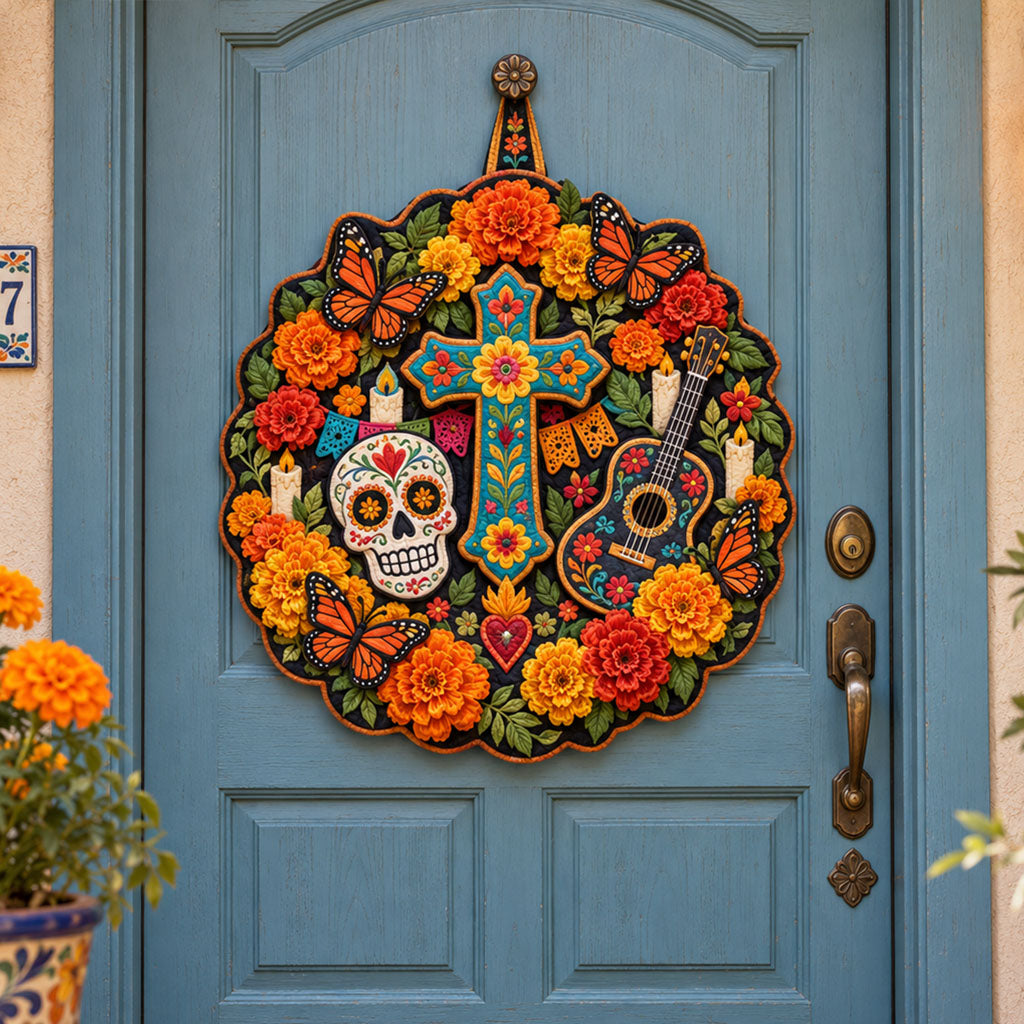 Celebration Of Souls Custom Shape Quilted Door Hanger TZL0PT0271