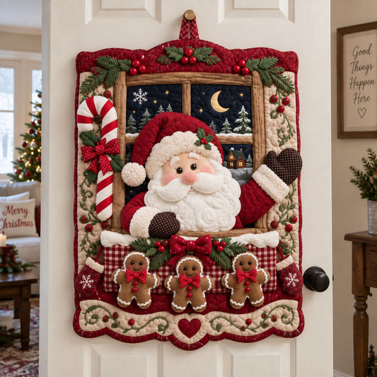 Christmas On The Door Custom Shape Quilted Door Hanger TZL0PT0300