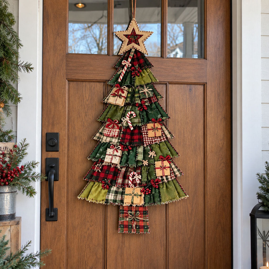 Christmas Custom Shape Quilted Door Hanger NCU0TZL01