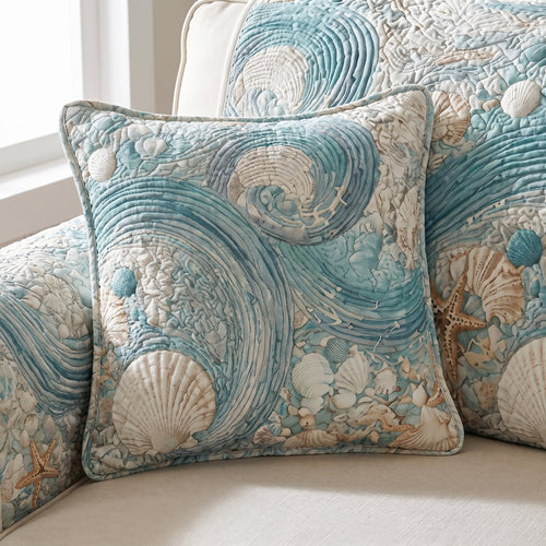 Coastal Harmony Quilted Pillow Case NCU0DV9813