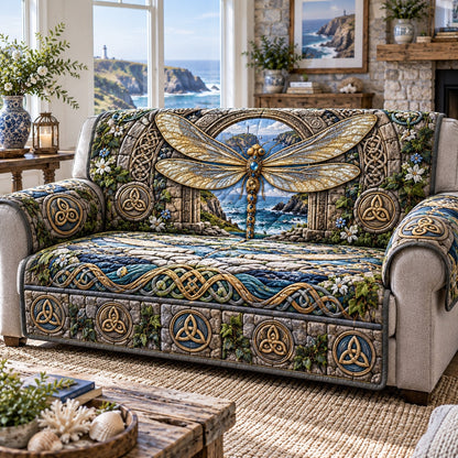 Coastal Cliffs Quilted Sofa Cover TZL0TD428