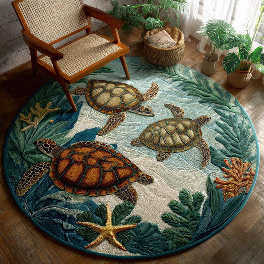 Coral Path Round Carpet NCU0PT9843