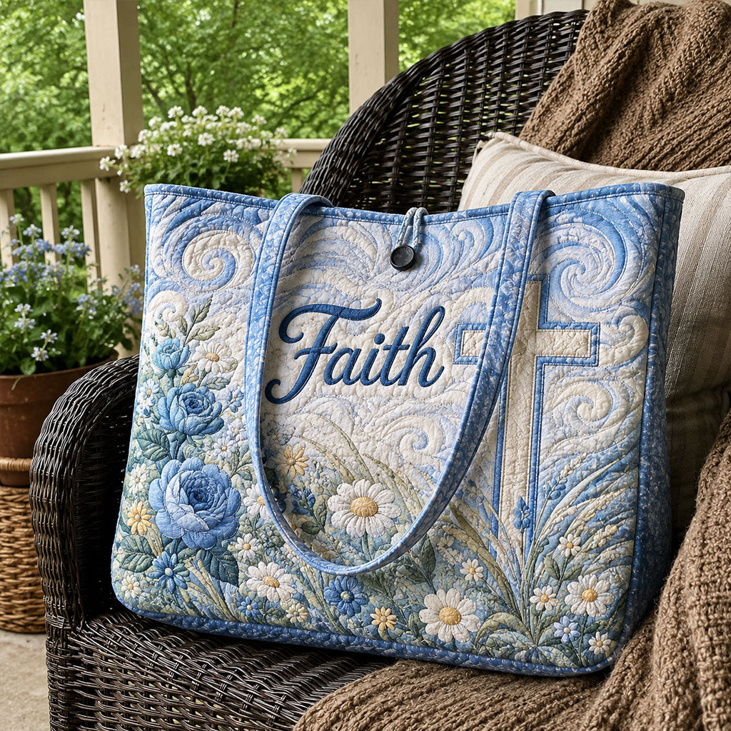 Covered in Grace Quilted Classic Tote Bag TZL0PT0047