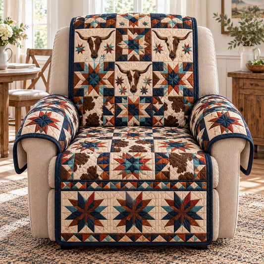 Cowboy Stars Quilted Sofa Cover TZL0TD407