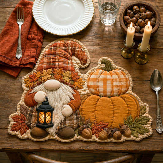 Cozy Fall Custom Shape Quilted Placemat SN0TD003
