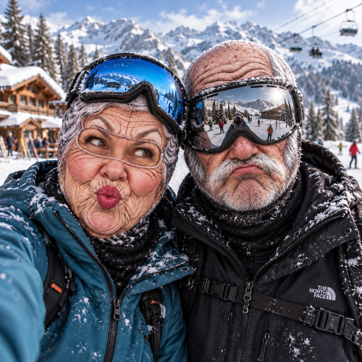 Crazy Faces Cold Places Funny Ski Mask NCU0TZL11