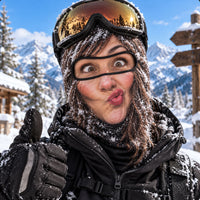 Crazy Kiss Face Funny Ski Mask TZL0PT0431