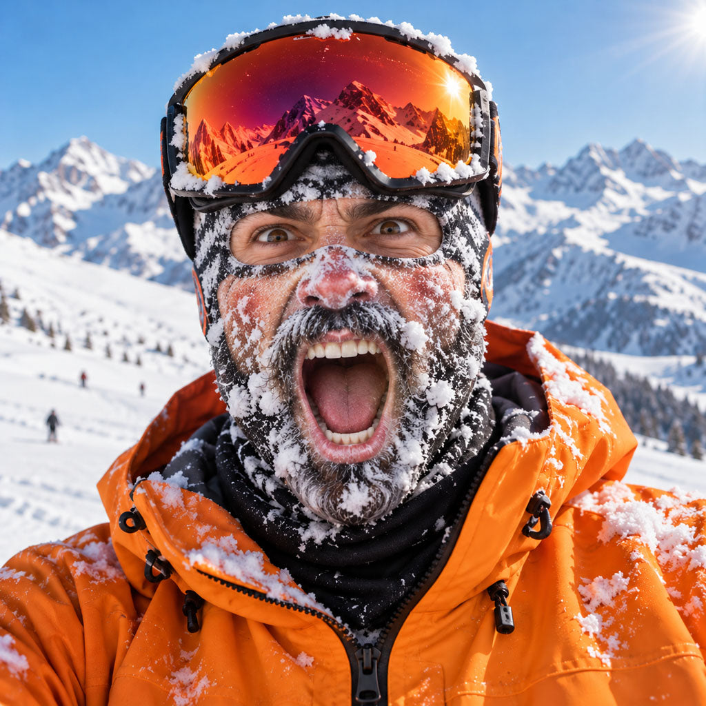 Crazy Faces Cold Places Funny Ski Mask NCU0TZL11