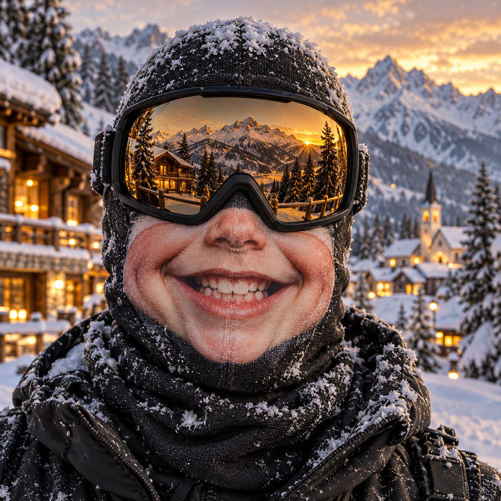 Crazy Faces on the Slopes Funny Ski Mask NCU0TZL10
