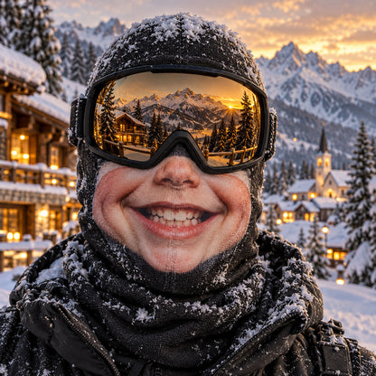 Crazy Faces on the Slopes Funny Ski Mask NCU0TZL10