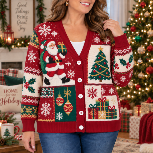 Crimson Claus Cardigan TZL0HH0045