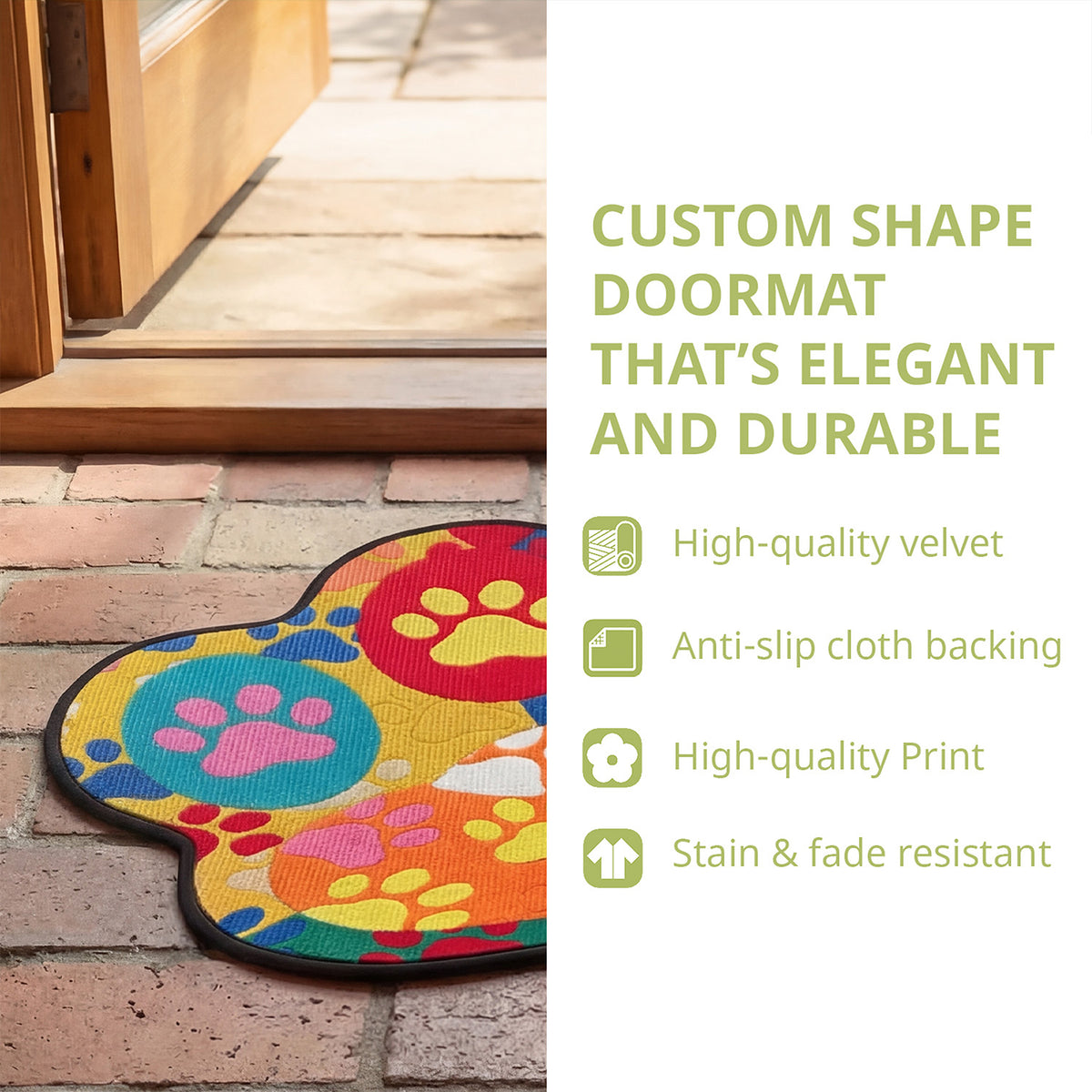 Ocean Breeze Turtle Custom Shape Doormat NCU0DQQ0748