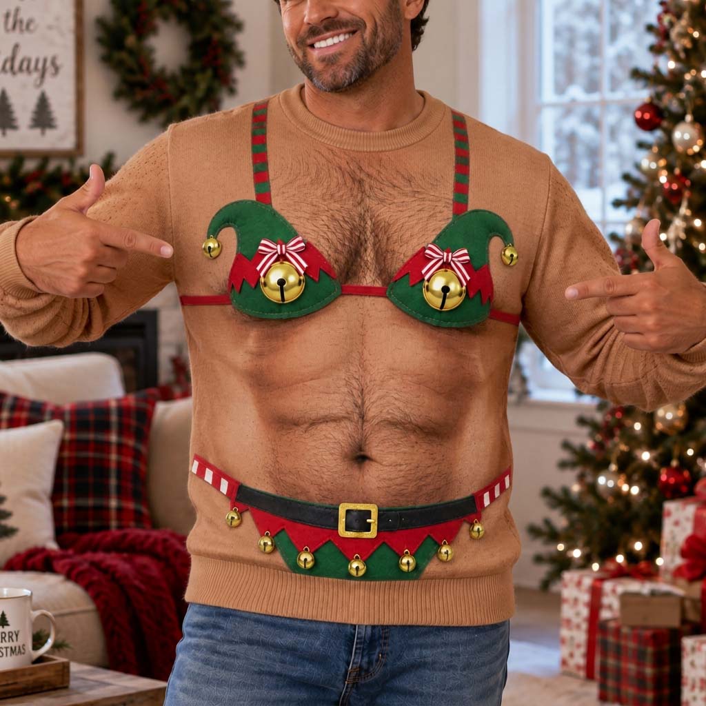 Elf Jingle Personalized Ugly Sweatshirt TZL0HH0035