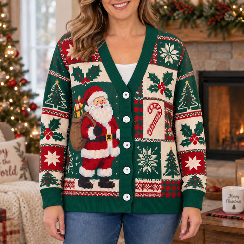 Evergreen Santa Cardigan TZL0HH0046