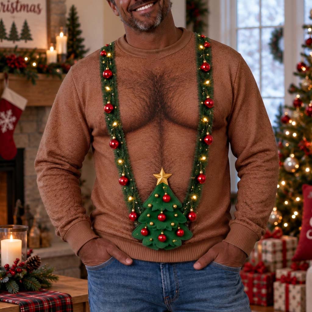 Evergreen Noel Personalized Ugly Sweatshirt TZL0HH0036
