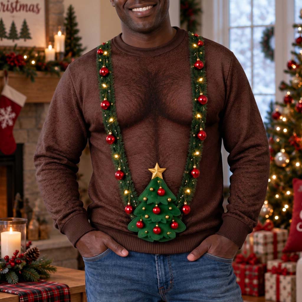 Evergreen Noel Personalized Ugly Sweatshirt TZL0HH0036