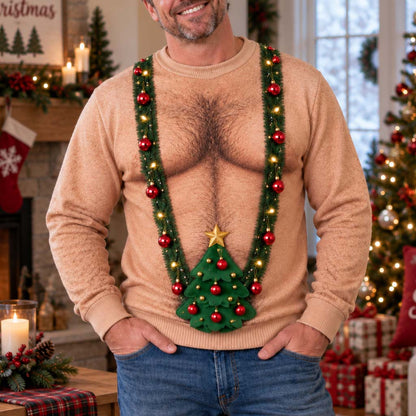 Evergreen Noel Personalized Ugly Sweatshirt TZL0HH0036