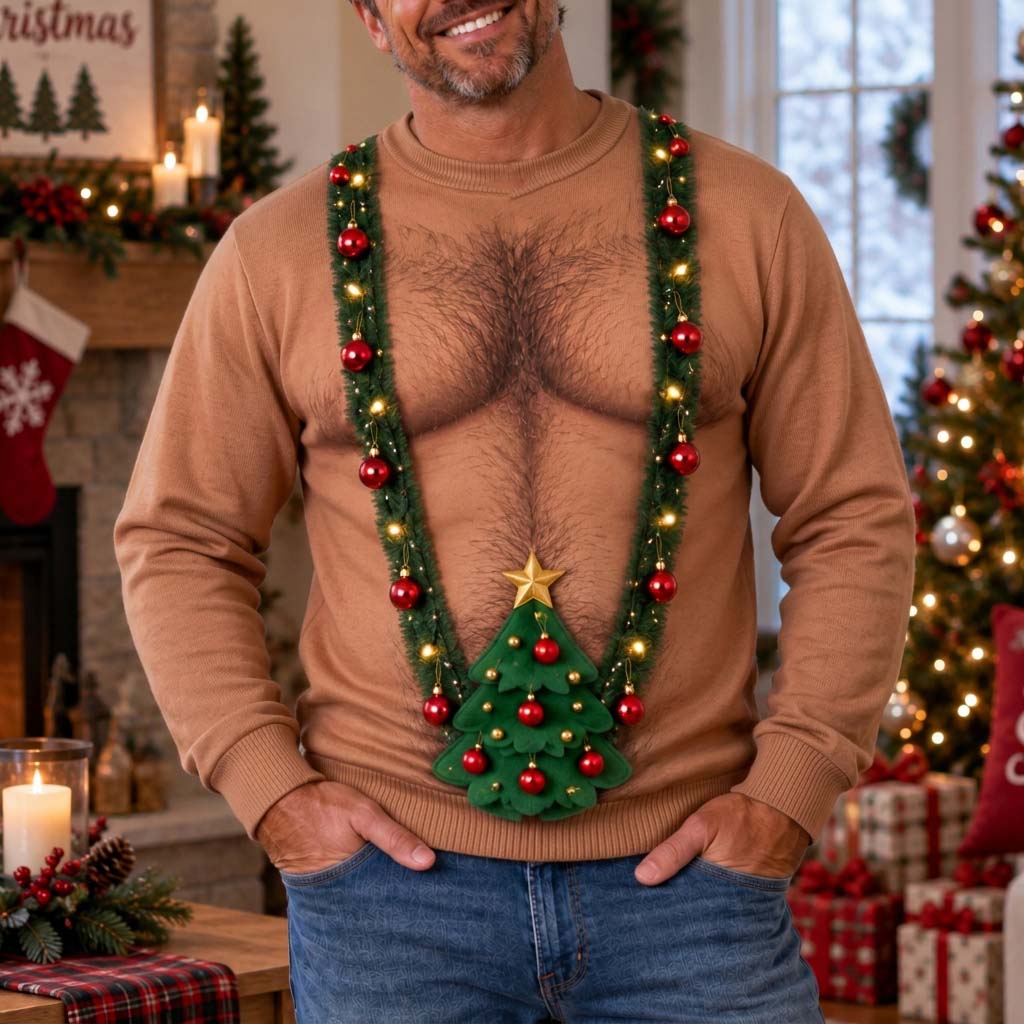 Evergreen Noel Personalized Ugly Sweatshirt TZL0HH0036