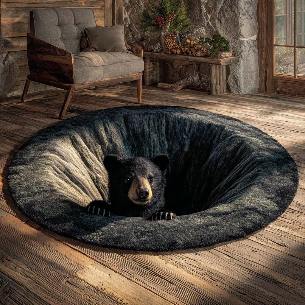 Forest Peek Round Carpet NCU0XD1372