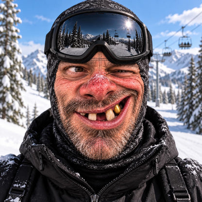 Goofy Face Funny Ski Mask NCU0TZL03