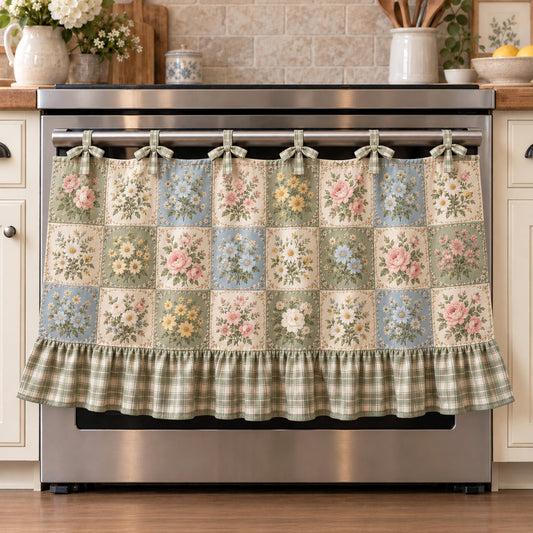 Floral Cottage Charm Oven Curtain NCU0TZL025