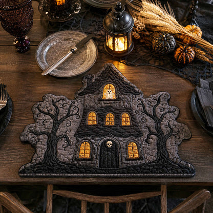 Ghostly Hollow Custom Shape Quilted Placemat SN0TD024