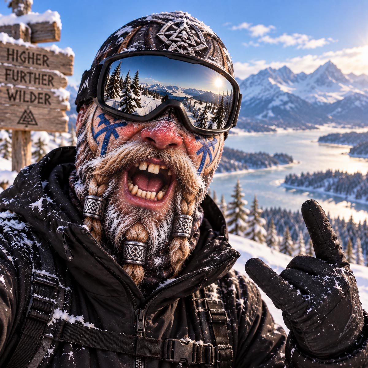 Viking Mode Activated Ski Mask NCU0TZL08