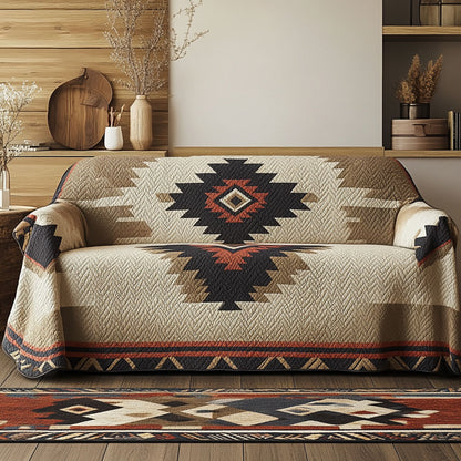 Golden Echo Quilted Sofa Cover NCU0DK10831