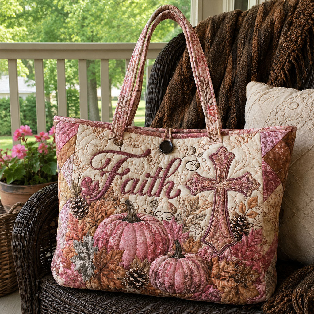 Grace Upon Grace Quilted Classic Tote Bag TZL0PT0051